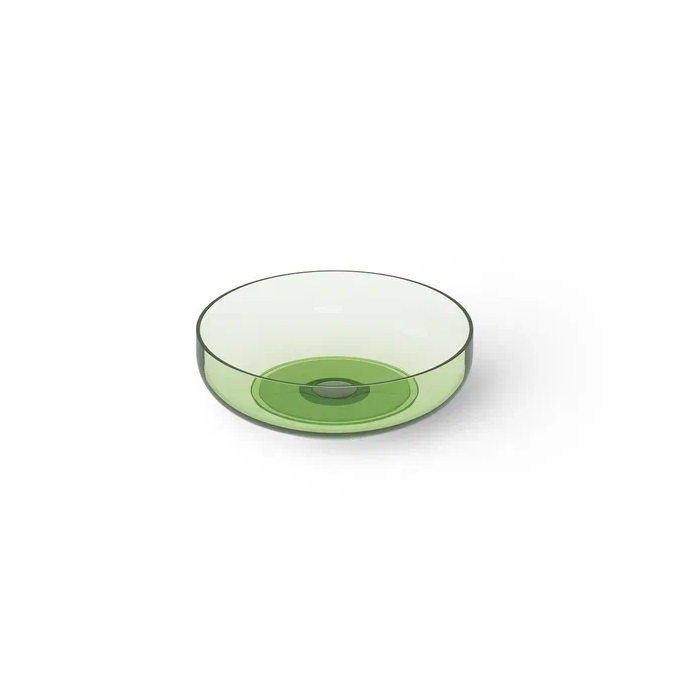 Dea Design Washbasins Раковина, накладная, без отв, Glasstech, прозрачная смола, цвет: Emerald R3