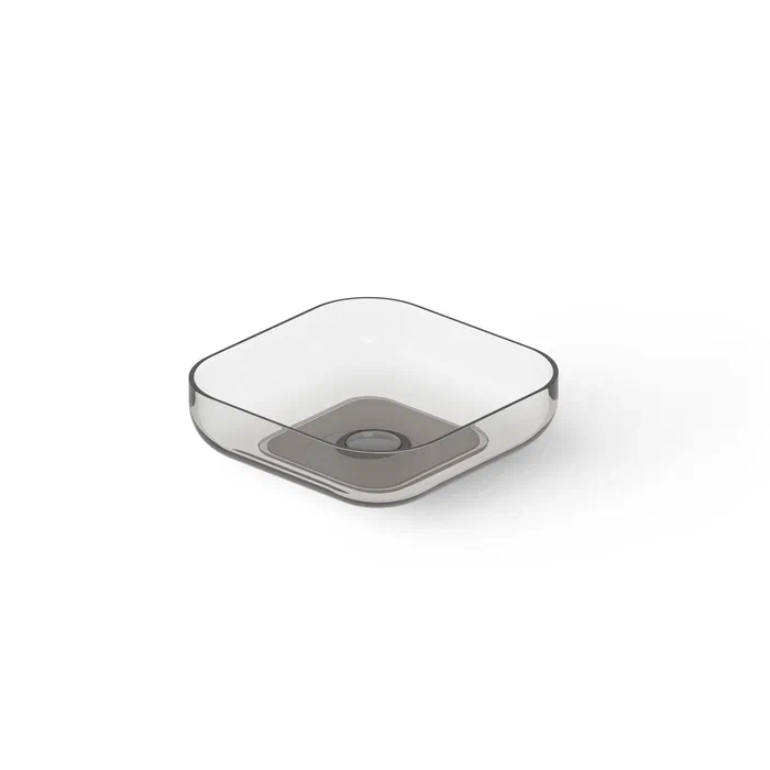 Dea Design Washbasins Раковина, накладная, без отв, Glasstech, прозрачная смола, цвет: Smoky Black R4