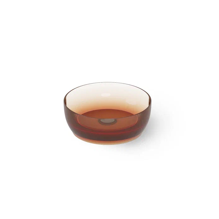 Dea Design Washbasins Раковина, накладная, без отв, Glasstech, прозрачная смола, цвет: Sunset R1