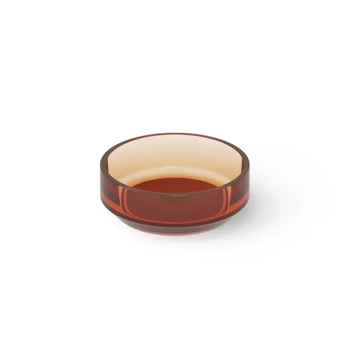 Dea Design Washbasins Раковина, накладная, без отв, Glasstech, прозрачная смола, цвет: Sunset R1