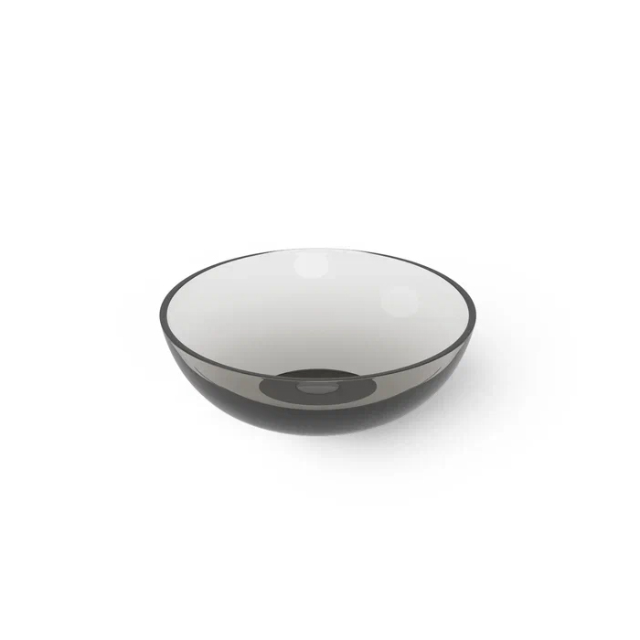 Dea Design Washbasins Раковина, накладная, без отв, Glasstech, прозрачная смола, цвет: Smoky Black R4