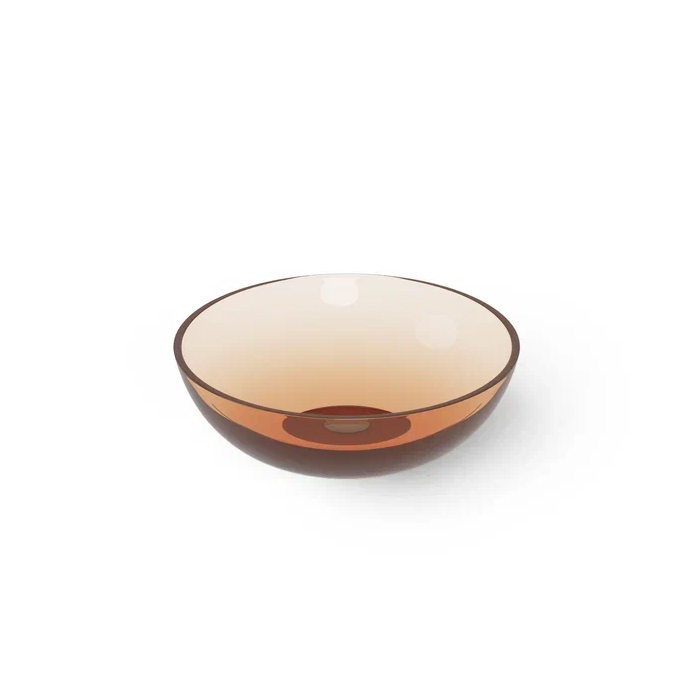 Dea Design Washbasins Раковина, накладная, без отв, Glasstech, прозрачная смола, цвет: Sunset R1