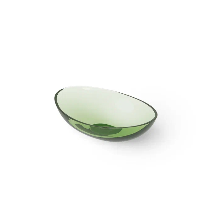 Dea Design Washbasins Раковина, накладная, без отв, Glasstech, прозрачная смола, цвет: Emerald R3