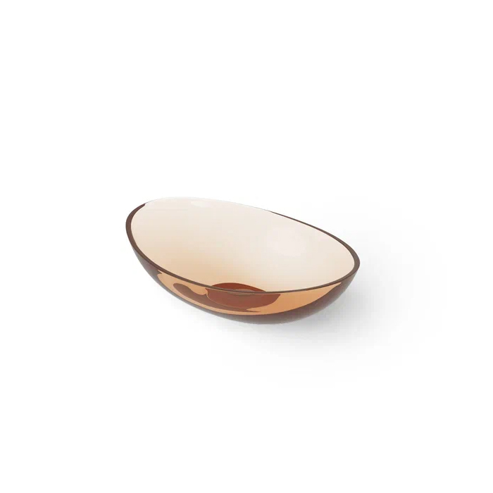 Dea Design Washbasins Раковина, накладная, без отв, Glasstech, прозрачная смола, цвет: Sunset R1