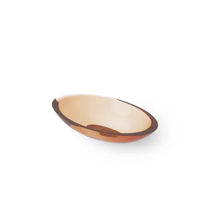 Dea Design Washbasins Раковина, накладная, без отв, Glasstech, прозрачная смола, цвет: Sunset R1