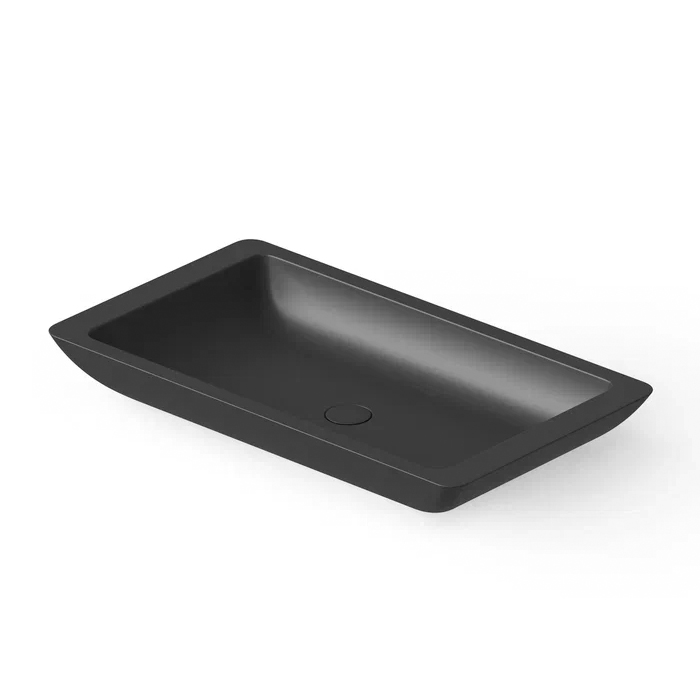 Dea Design Washbasins Раковина, накладная, без отв, Solid Surface, цвет: Black №16