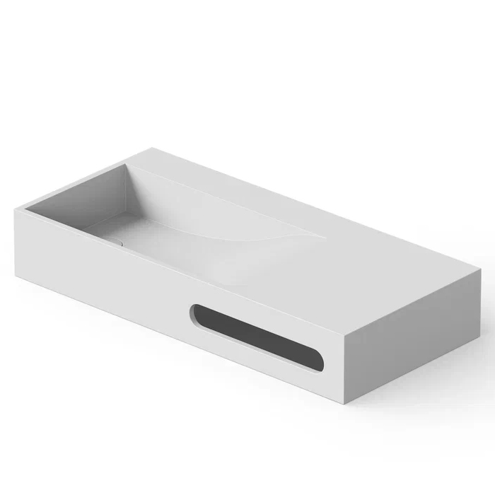 Dea Design Washbasins Раковина, накладная, без отв, Solid Surface, цвет: White №18