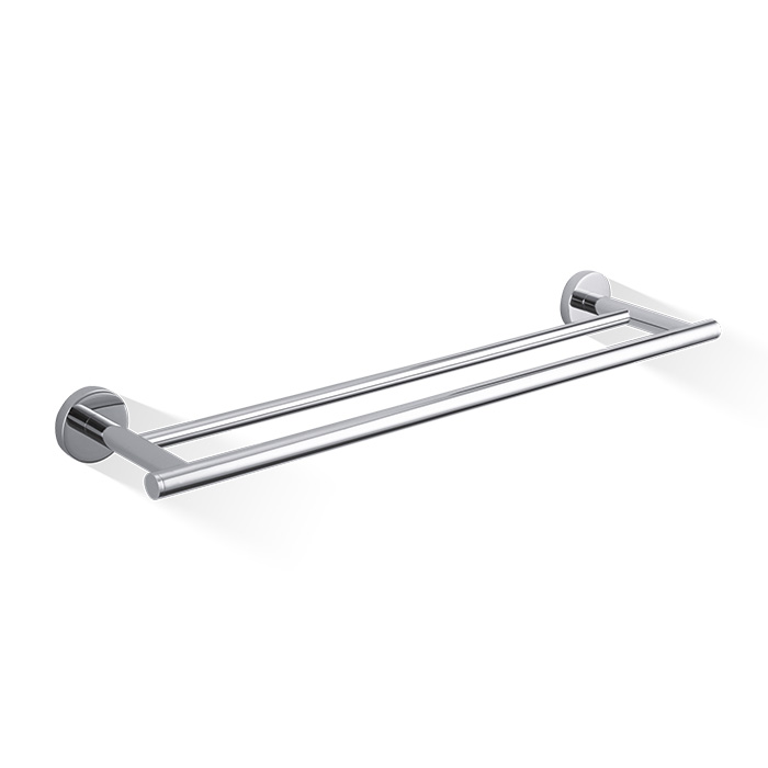 Decor Walther Basic HTD65 Полотенцедержатель двойной, подвесной, цвет: хром