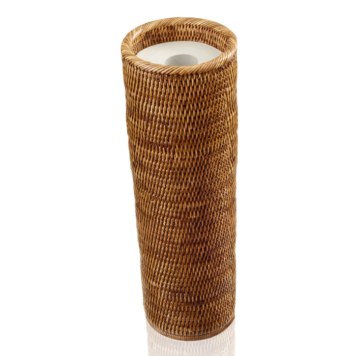 Decor Walther Basket ERH Держатель запасного рулона, напольный, цвет: ротанг темный
