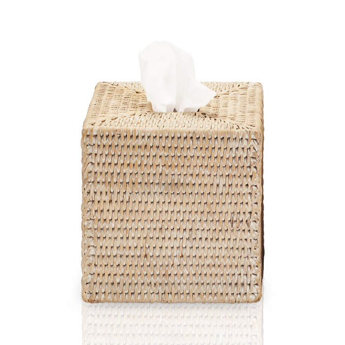 Decor Walther Basket KBQ Диспенсер для салфеток, цвет: ротанг светлый