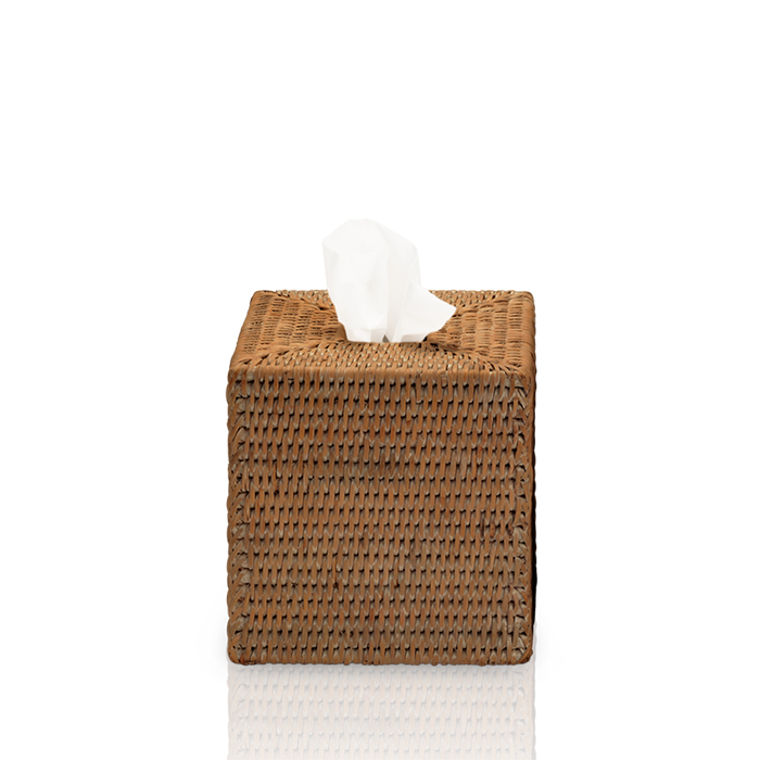 Decor Walther Basket KBQ Диспенсер для салфеток, настольный, цвет: ротанг темный