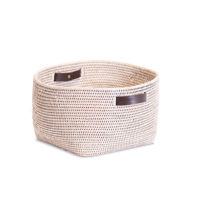 Decor Walther Basket KORB Коробка универсальная, настольная, цвет: ротанг светлый