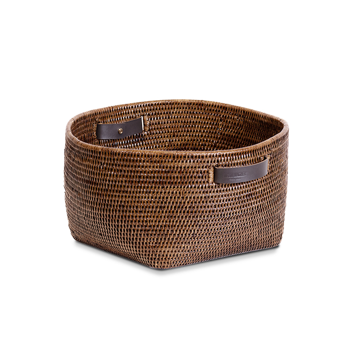 Decor Walther Basket KORB Коробка универсальная, настольная, цвет: ротанг темный