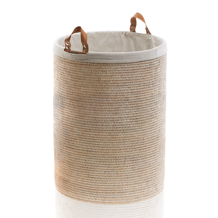 Decor Walther Basket SPA Корзина для белья с ручками, напольная, цвет: ротанг светлый