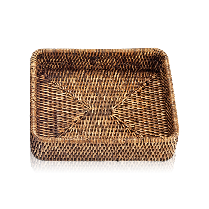 Decor Walther Basket Tab1 Лоток универсальный, настольный, цвет: ротанг темный