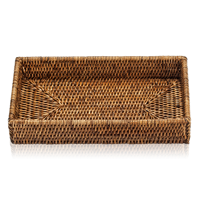 Decor Walther Basket Tab2 Лоток универсальный, настольный, цвет: ротанг темный