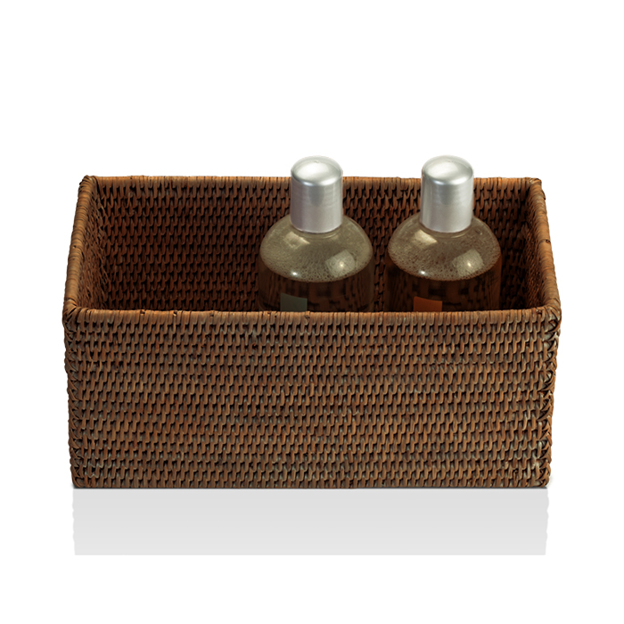 Decor Walther Basket UTB Универсальная коробка, настольная, цвет: ротанг темный