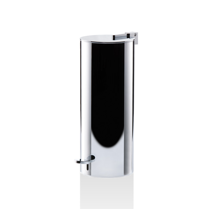 Decor Walther Bin 3 Ведро, с педалью и крышкой, напольное, цвет: хром