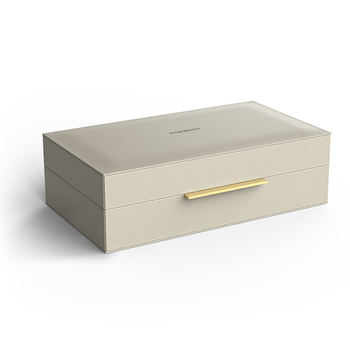 Decor Walther Brownie BOX L Коробка универсальная, искусственная кожа, цвет: песочный