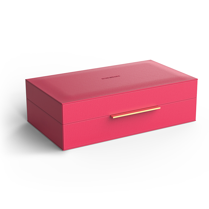 Decor Walther Brownie BOX L Коробка универсальная, искусственная кожа, цвет: пурпурный