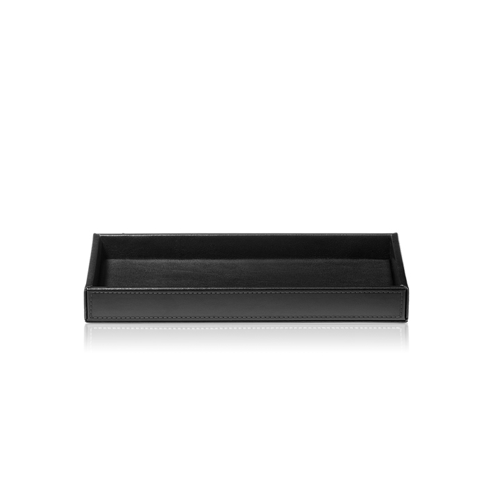 Decor Walther Brownie Tab M Лоток универсальный, настольный, цвет: черная кожа