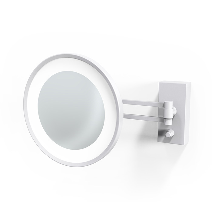 Decor Walther BS 36/V LED Косметическое зеркало, подвесное, увел. 5x, подсветка LED, цвет: белый матовый