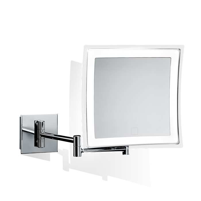Decor Walther BS 84 Touch Косметическое зеркало, подвесное, увел. 5x, сенсорный вкл, подсветка LEDй, цвет: хром
