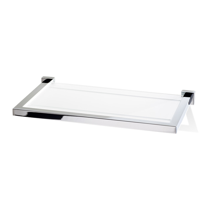 Decor Walther Corner GLA30 Полочка стеклянная, подвесной, цвет: хром