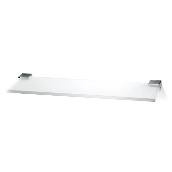 Decor Walther Corner GLA40 Полочка стеклянная, подвесная, цвет: хром