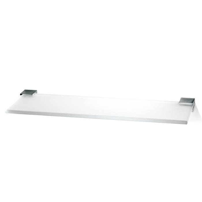 Decor Walther Corner GLA60 Полочка стеклянная, подвесная, цвет: хром