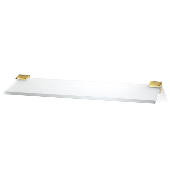 Decor Walther Corner GLA60 Полочка стеклянная, подвесной, цвет: золото
