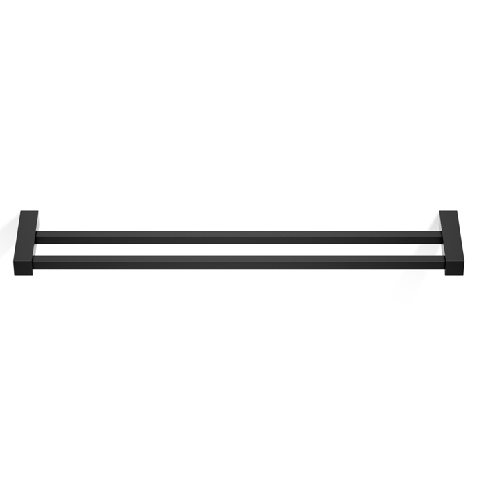 Decor Walther Corner HTD60 Полотенцедержатель, двойной, подвесной, цвет: черный матовый