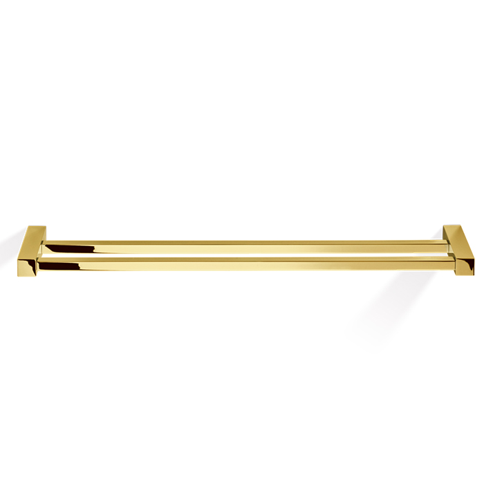 Decor Walther Corner HTD60 Полотенцедержатель, двойной, подвесной, цвет: золото
