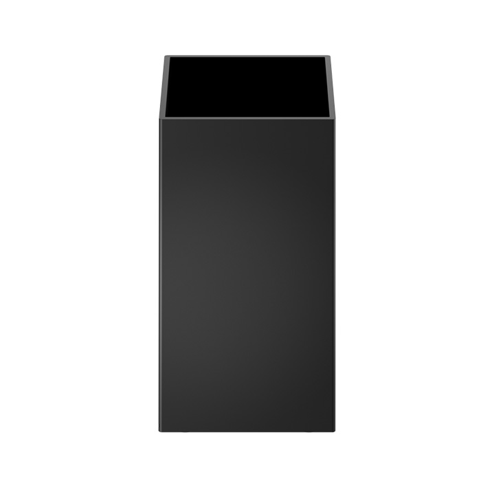 Decor Walther Cube DW 352 Баночка универсальная, настольный, цвет: черный матовый