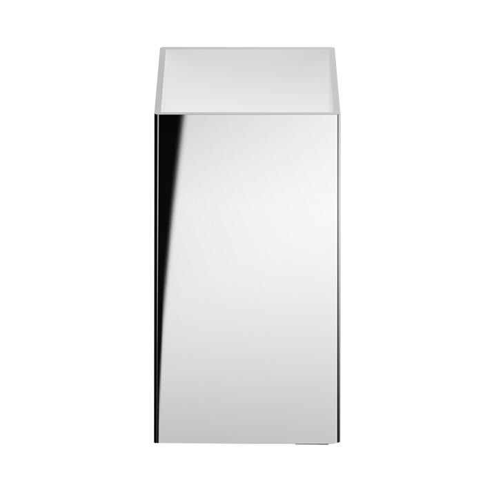 Decor Walther Cube DW 352 Баночка универсальная, настольная, цвет: хром
