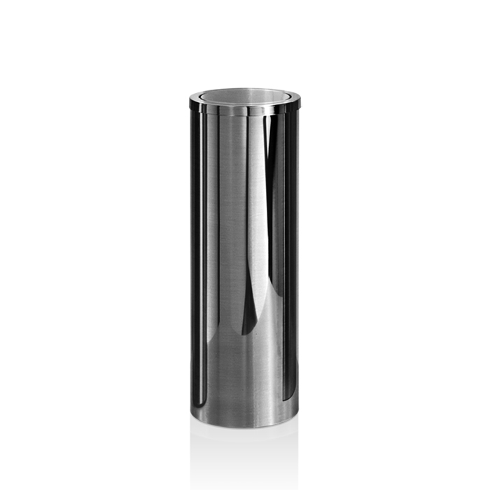 Decor Walther DW 1024 Корзина для бумаги, с крышкой, напольная, цвет: сталь матовая