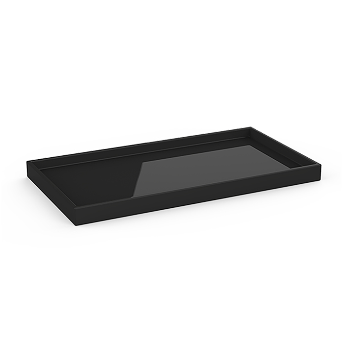 Decor Walther DW 530 Porzellan Лоток, настольный, цвет: черный фарфор
