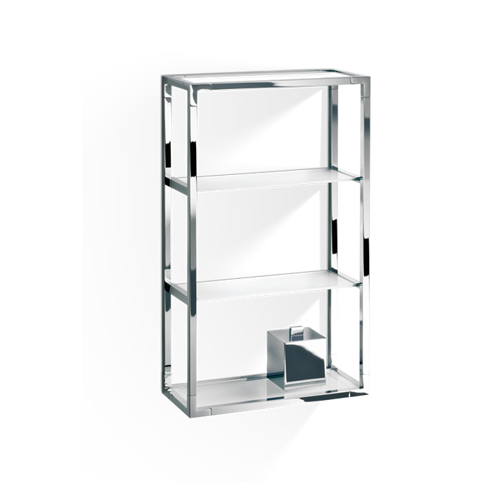 Decor Walther ET 6 Шкафчик открытый, стекло сатинированное, подвесной, цвет: хром