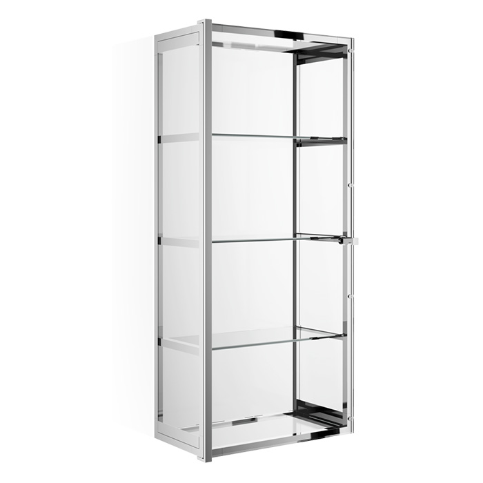 Decor Walther Glas S 3 Шкафчик подвесной, стекло прозрачное, цвет: хром