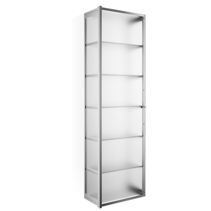 Decor Walther Glas S 4 Шкафчик подвесной, стекло матовое, цвет: хром