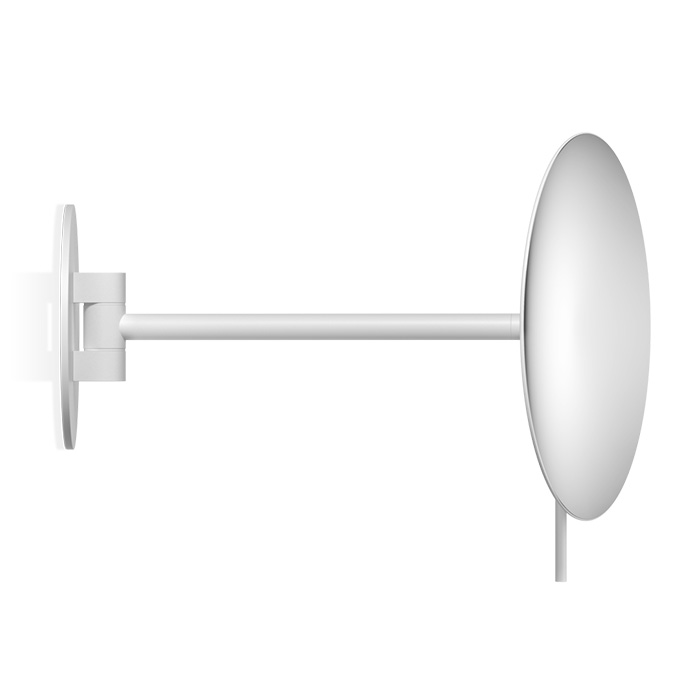 Decor Walther Round SPT 72 Косметическое зеркало, подвесное, увел. 5x, цвет: матовый белый