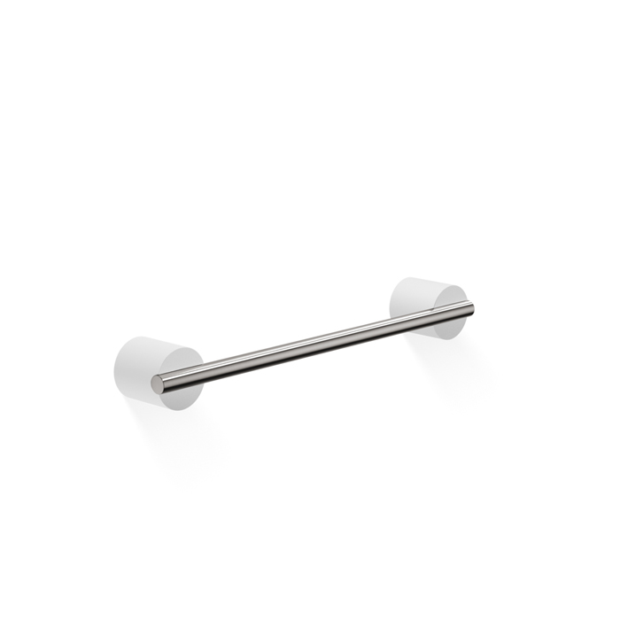 Decor Walther Stone HTE30 Полотенцедержатель, подвесной, цвет: белый / сталь матовая