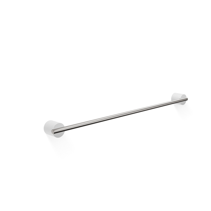 Decor Walther Stone HTE60 Полотенцедержатель, подвесной, цвет: белый / сталь матовая