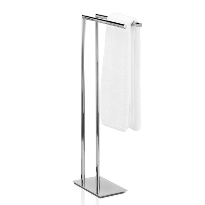 Decor Walther Straight 2 Полотенцедержатель двойной, напольный, цвет: хром