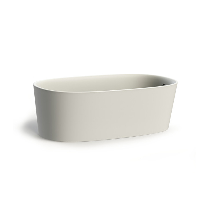 Devon&Devon Dove Ванна отдельностоящая, из White tec plus, с донным клапаном, цвет: белый