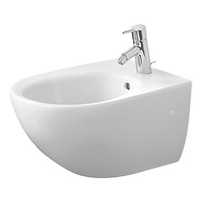 Duravit Architec Биде подвесное с перел, с плоскостью под смес,вкл. крепление Durafix, цвет: белый