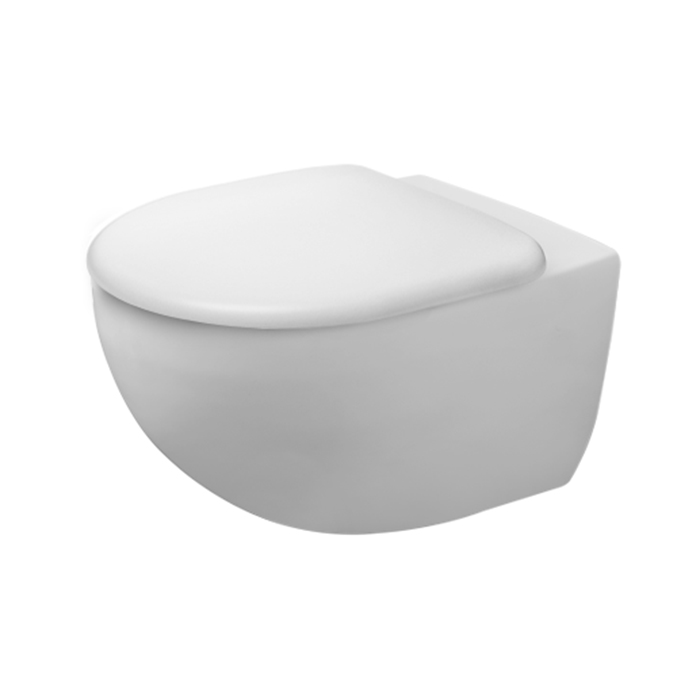 Duravit Architec Унитаз подвесной, безободковый, с вертикальным смывом, вкл. крепление Durafix, антибактериальный, цвет: белый