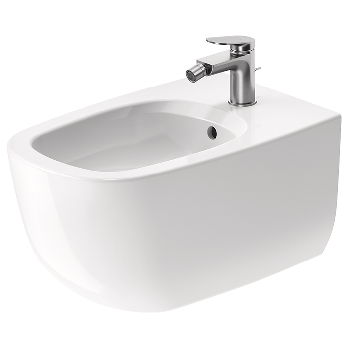Duravit Aurena Биде подвесное, с креплением, цвет: белый глянец