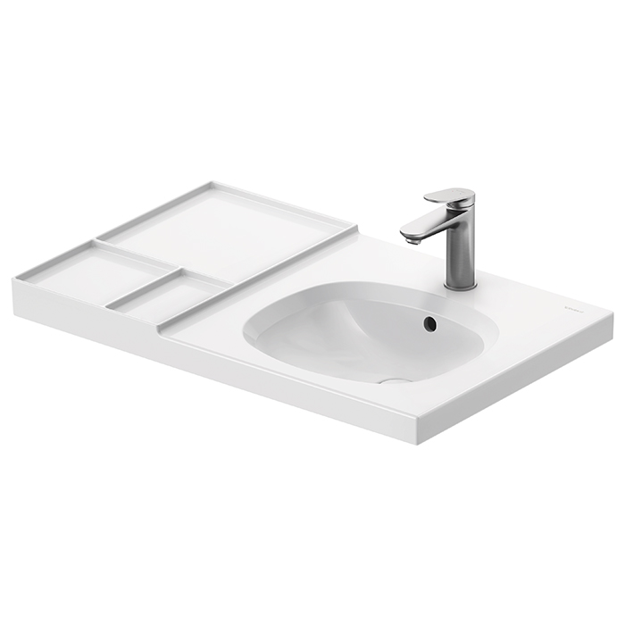 Duravit Aurena Раковина подвесная, с 1 отв, dx, HygieneGlaze, цвет: белый глянец