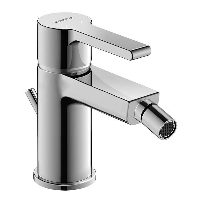 Duravit B.2 Смеситель для биде, 1 отв, с донным клапаном, излив, цвет: хром